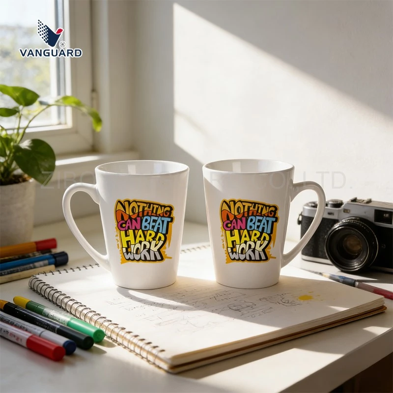 white ceramic mug with printing white ceramic mug with printing